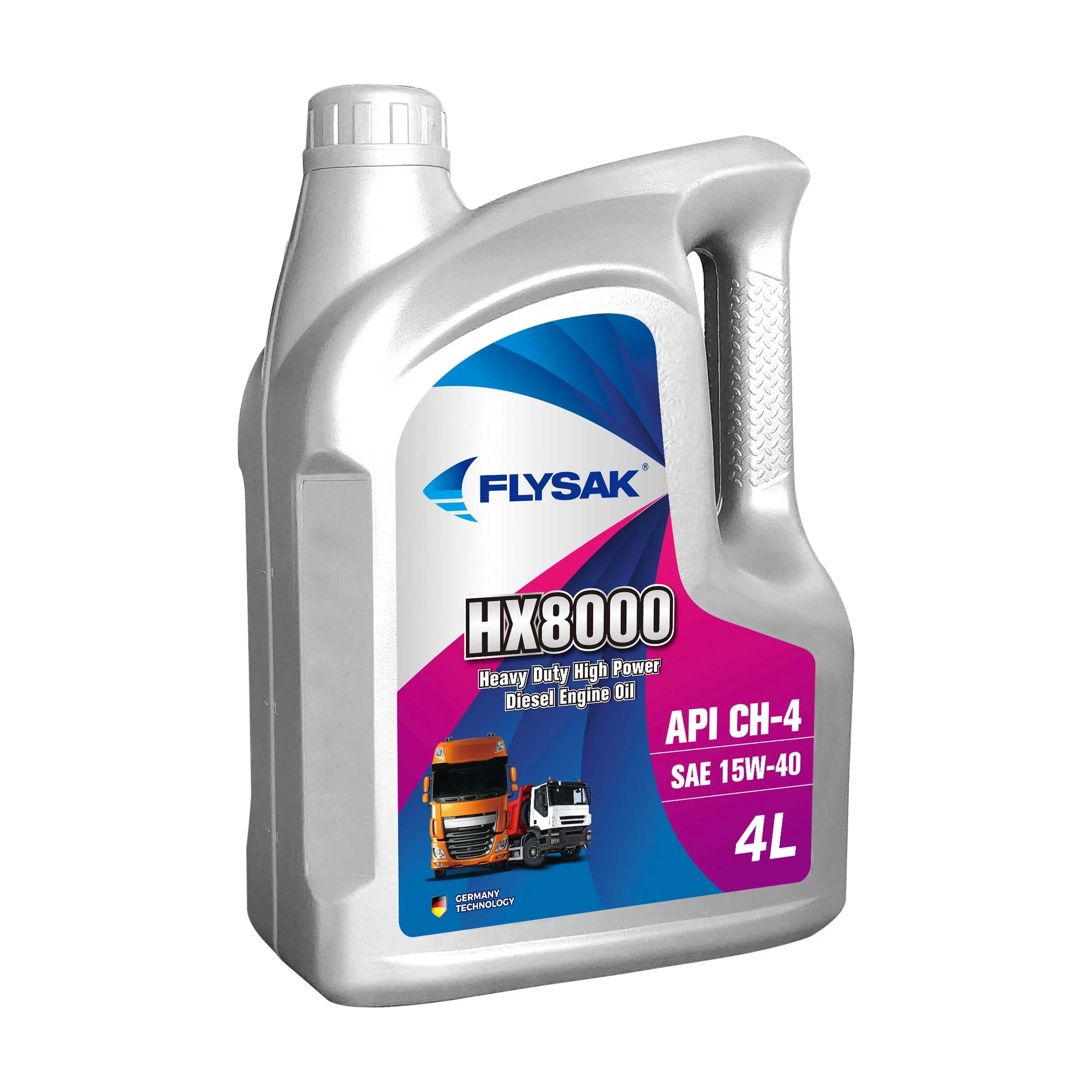FLYSAK HX8000 heavy duty diesel engine oil API CH-4 SAE 15W40 4L