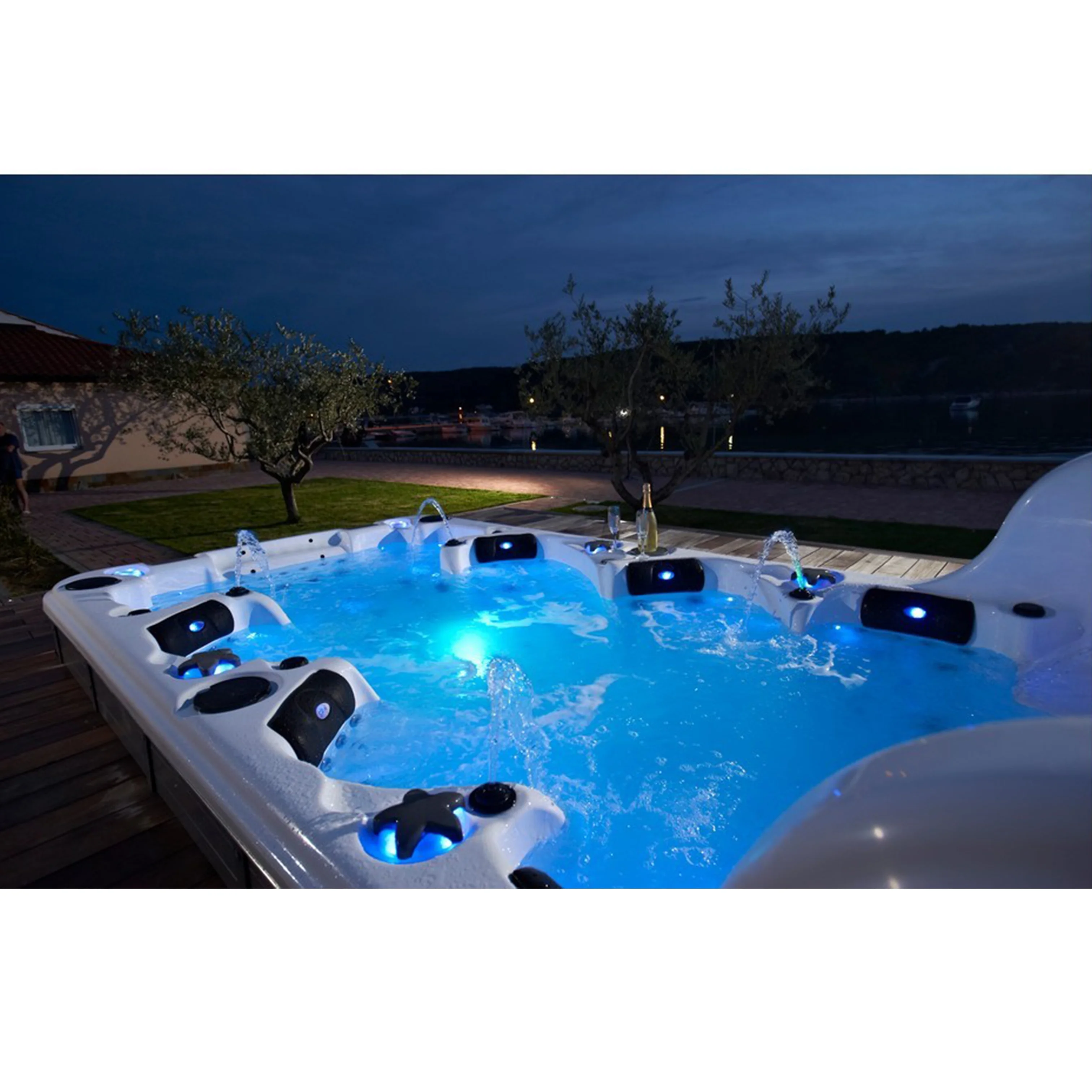 
High quality fashion garden swim spa pool 