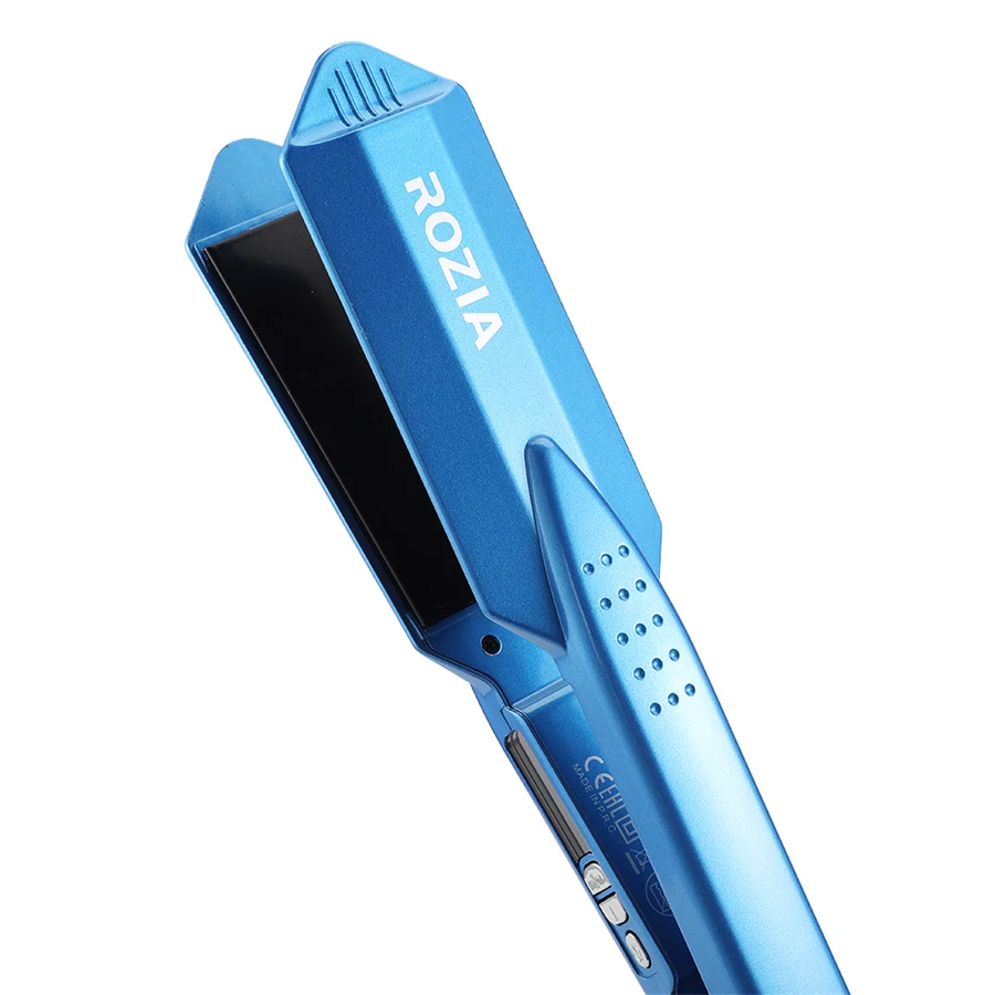 Lanumi HR-745 Salon Flat Irons Hair Straightener blue Flat Iron Adjustable 2 in 1 Electric Ceramic Coating Hair Straightener