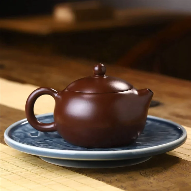 All hand-made Chinese yixing purple clay tea potraw mineral purple and zhu ni big article xi shi teapot