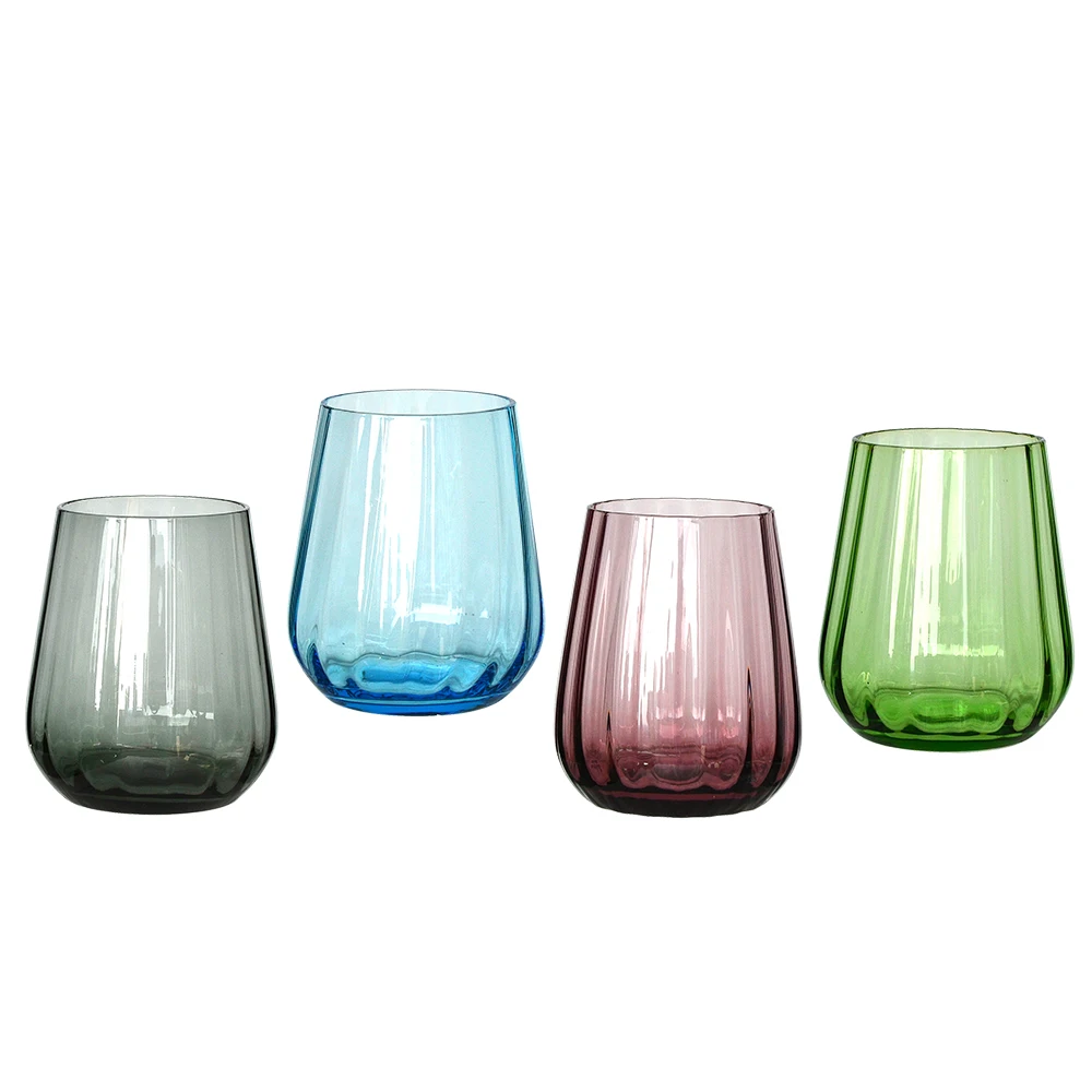 
2021 colored drinking glass glass tumbler 