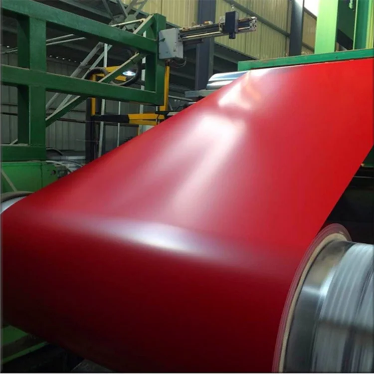 RED Blue RAL series Color Coated Steel Coil Sheet PPGI/PPGL metal sheet prepainted PE/PVDF/HDP