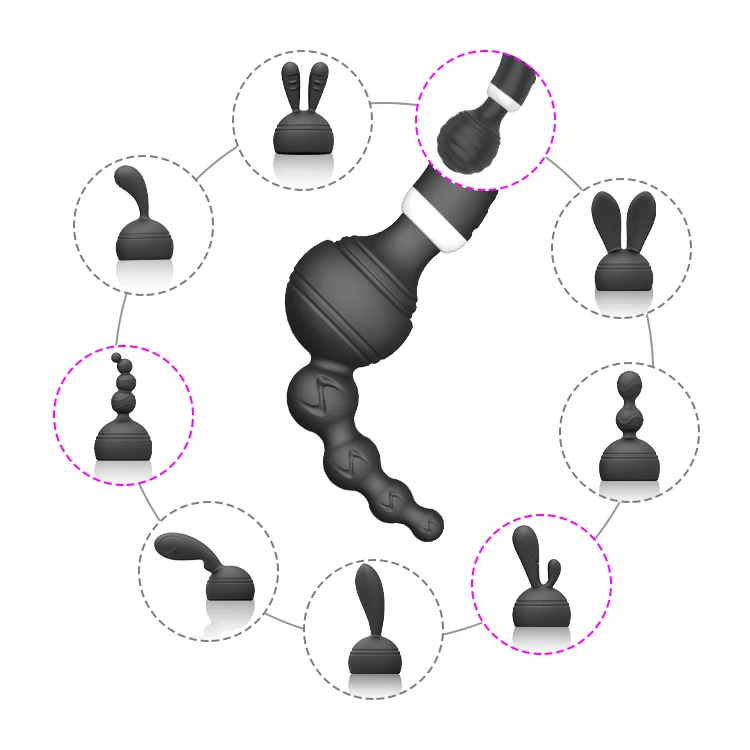 Powerful  clit vibrator for Woman Body Massager Clitoris Vibrating massage wand USB Rechargeable Adult Sex Toy for women