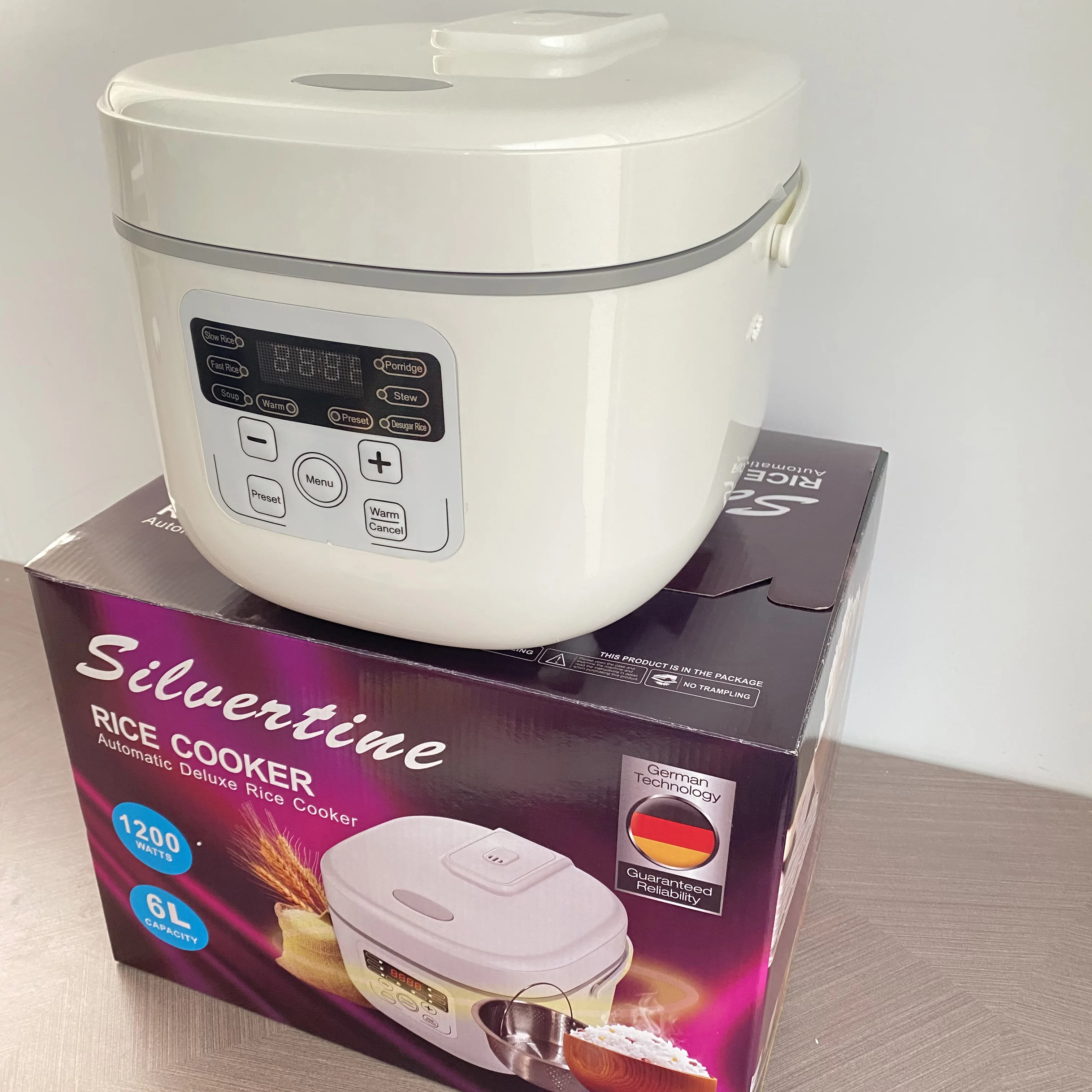 8 In 1 6L Rice Cooker From Guangdong Manufacturer Factory Desugar Low Sugar 220v Electric Rice Cooker With Preset