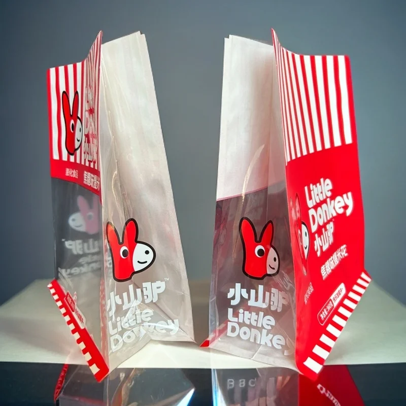 Cheap price Snack Food Grade Recyclable Material Waterproof Wrapping flat bottom bag Popcorn Packaging Bags