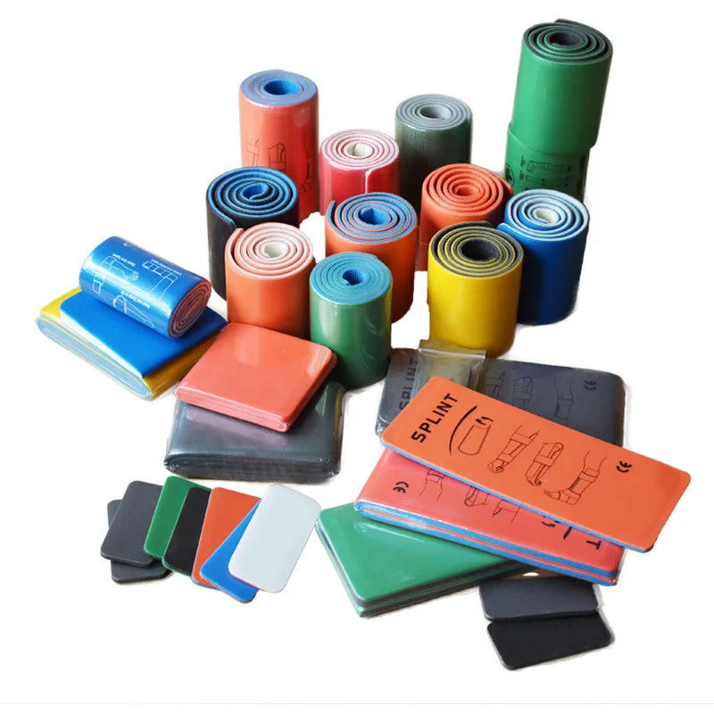 Wholesale Lightweight First Aid Medical Splint Roll Fracture Foldable Waterproof soft arm leg rolled splint