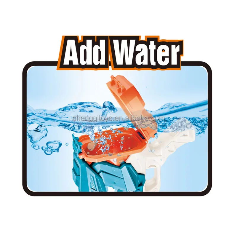 LK Toys Big Super Squirt Guns Water Soaker Blaster 500ml Water Toys Summer Swimming Pool Beach Sand Outdoor Water Fighting Play