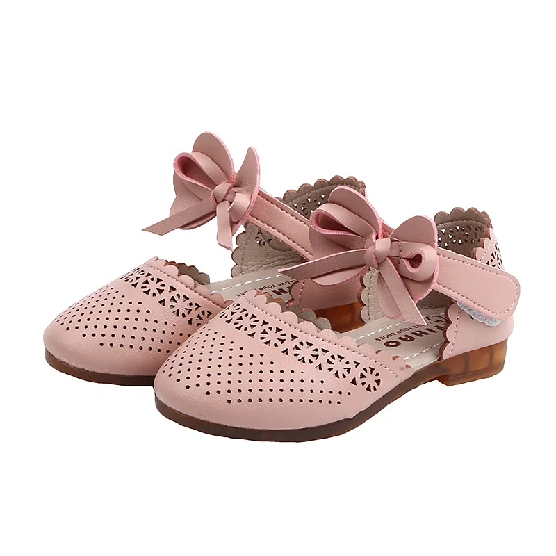 EVERTOP best sale synthetic leather anti slip butterfly sweet kids shoes child dress shoes (62260082553)