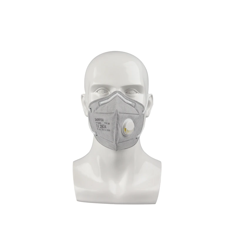 2021 New Arrival Protective Mask Breathable CE Certified En149 FFP2 Mask With Valve