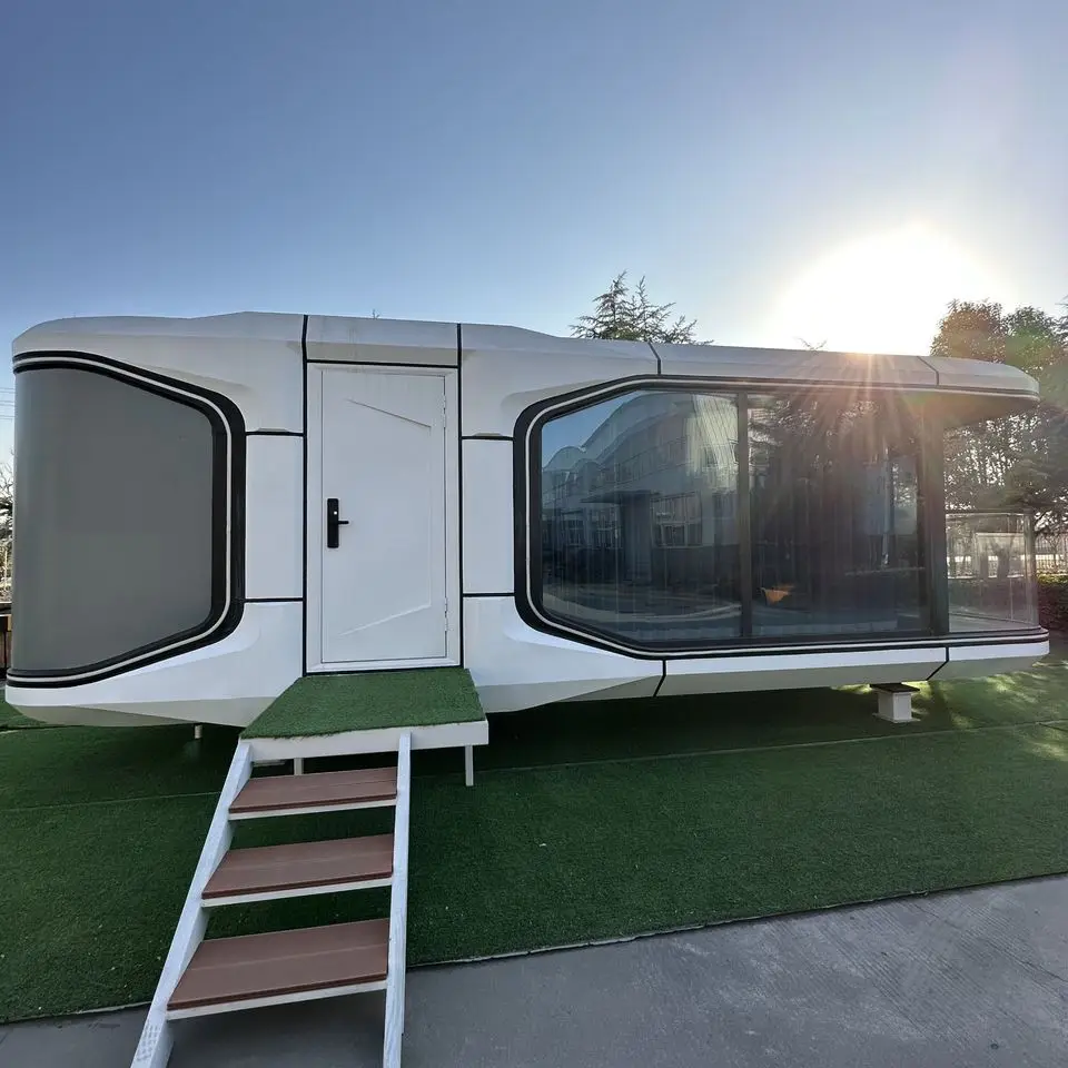 high quality commercial space capsule container luxury mini space capsule hotel rooms
