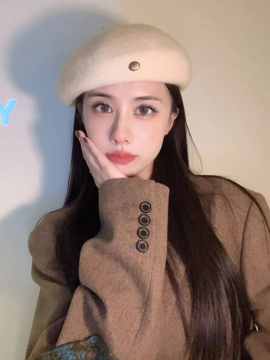 Beret Hat For Lady French Artist Outdoor Retro Luxury Design INS Fashionable Custom Elegant Women Painting Caps