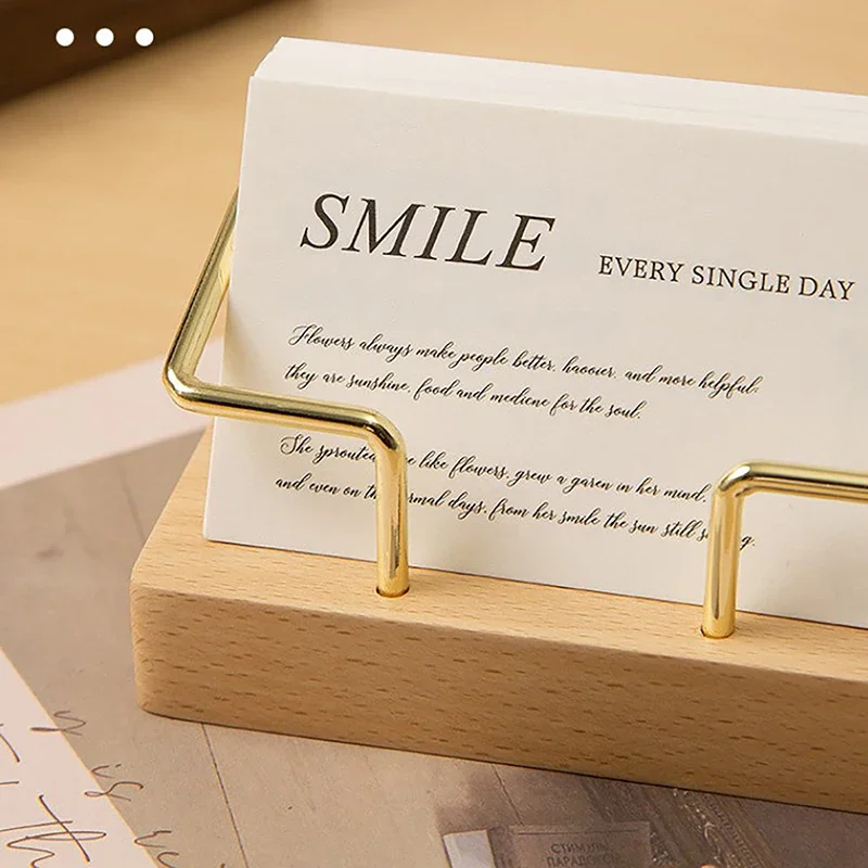 High-end Front Desk Business Card Display Wholesale Storage Creative Table Face Card Holder Business Card Box