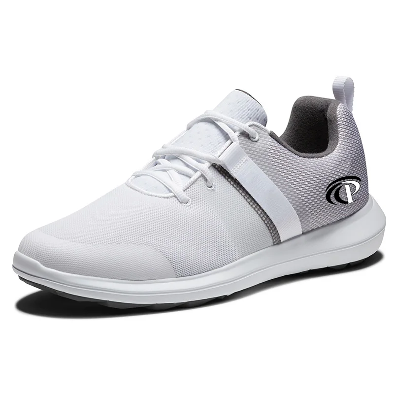 Удобная мужская кожаная обувь для гольфа без бретелек для прогулок