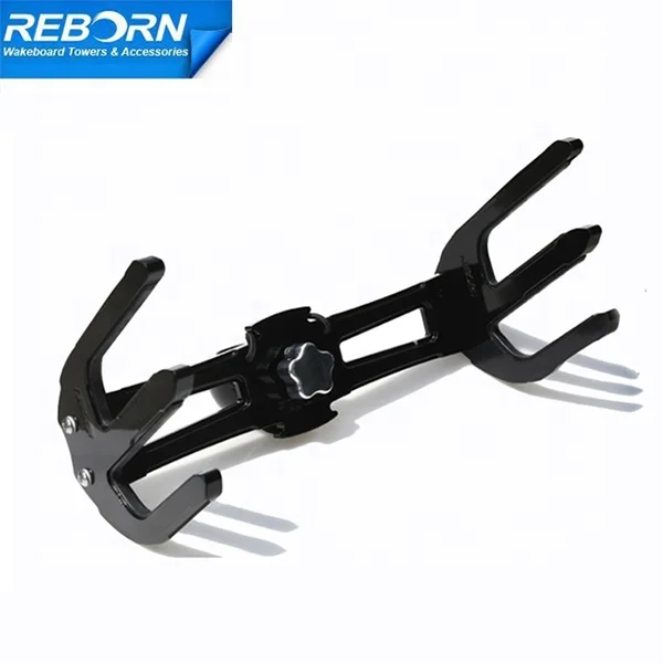 Reborn Pro2 Black Coated Water Ski Storage Rack Suit Horizontal Vertical Slant Tube Wakeboard Tower Rack