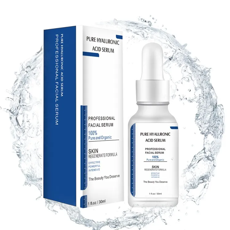 Customized logo facial serum organic whitening Aha 30% Bha 2% Niacinamide Anti Aging Hyaluronic Acid Serum