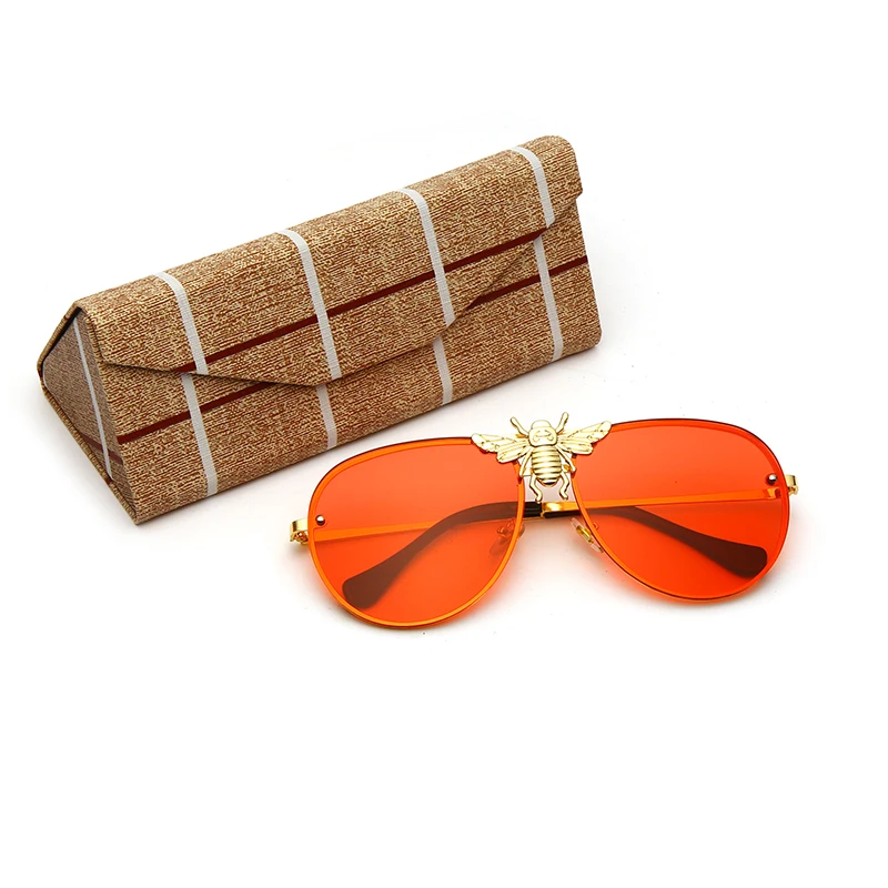 Wholesale Triangle Folding Glasses Box Muliti Colors Sunglasses Case