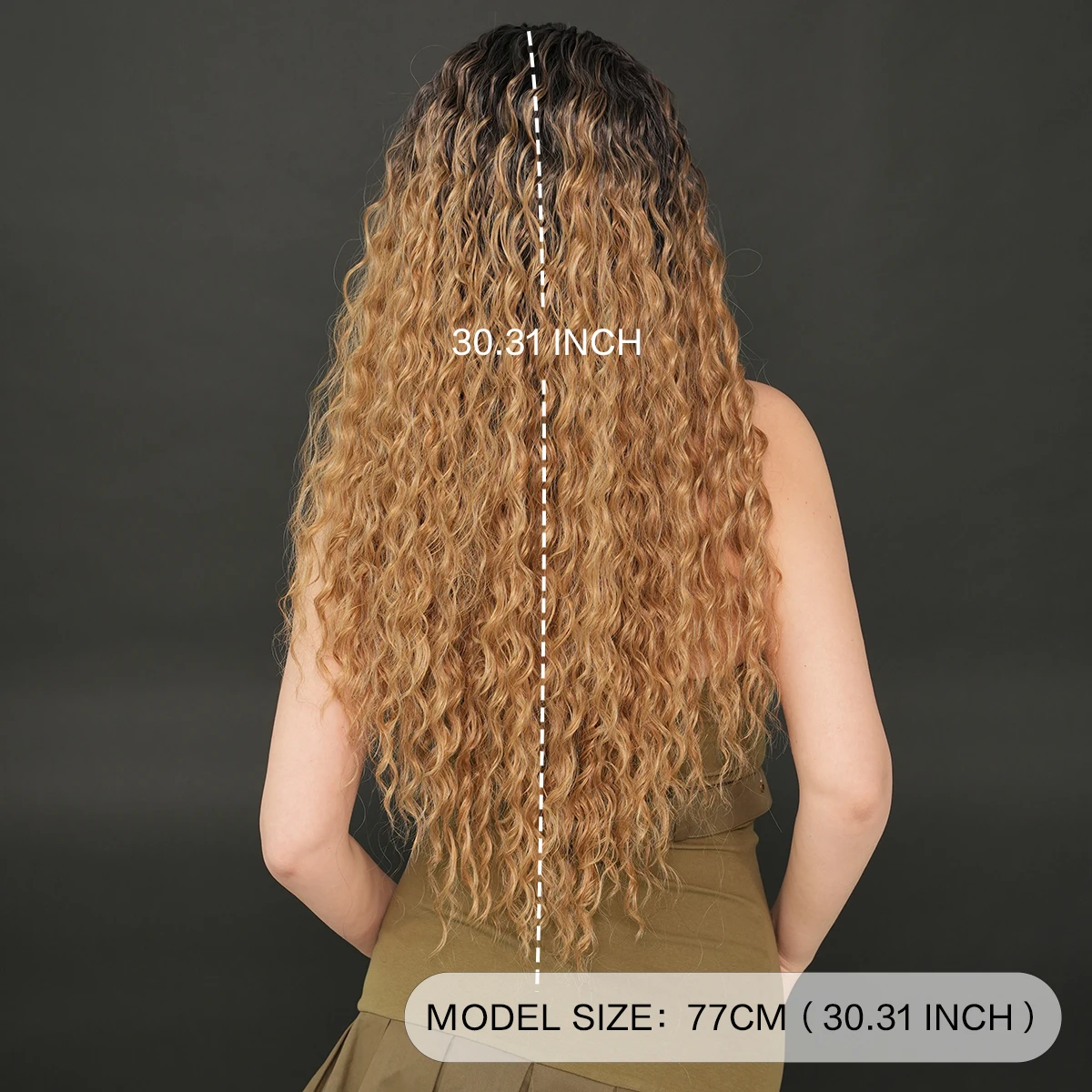 Headband Wig Synthetic Hair Straight 28 Inch for Black Women Glueless None Lace Front Hair Machine Made Wigs Natural Black 150%