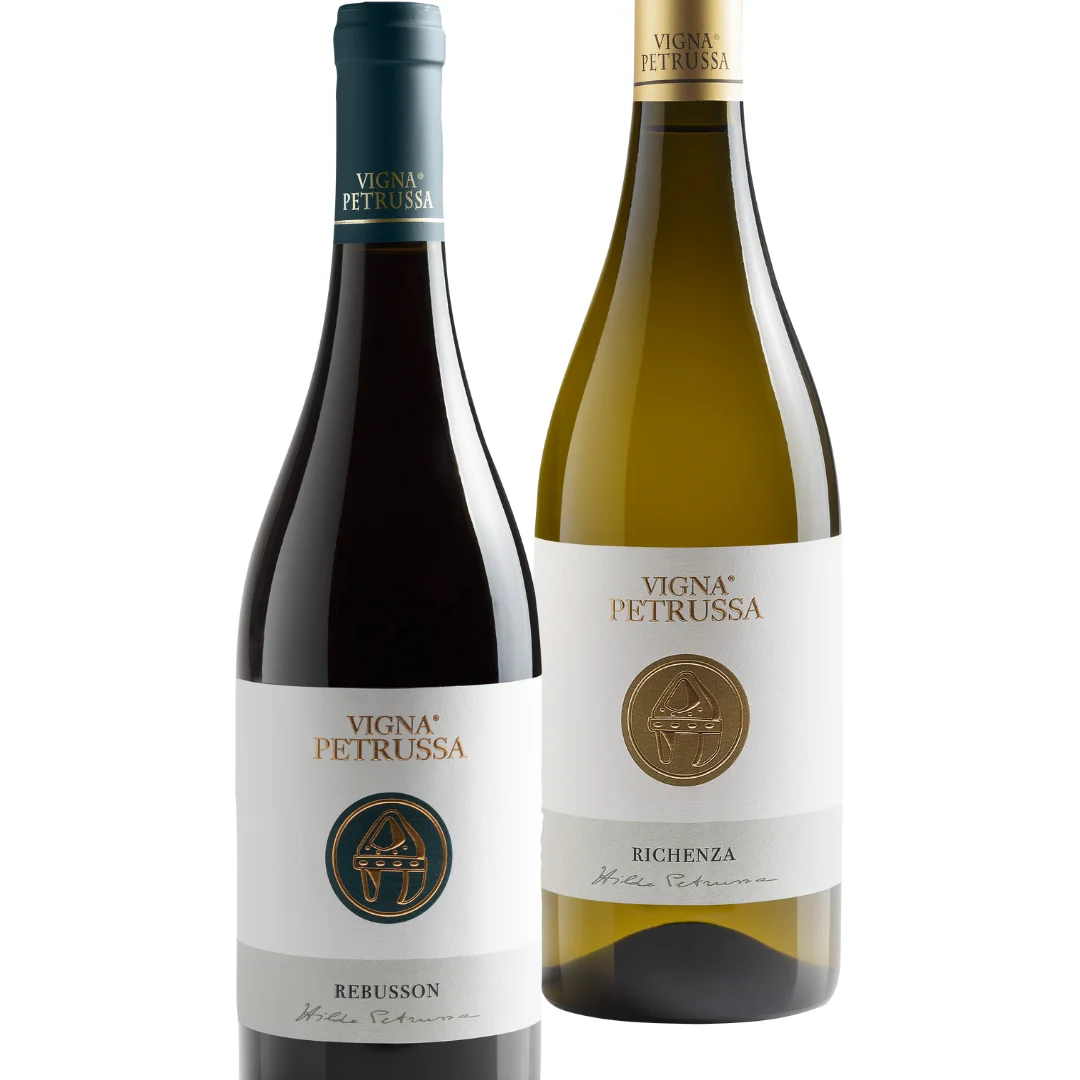Unique Selection blend wine RICHENZA Igt REBUSSON Igt 75cl Vigna Petrussa quality White and Red for restaurant private client