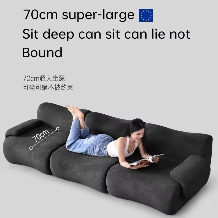 Factory sales compressed sofa velvet fabric living room modern sofa set Modular compressed furniture