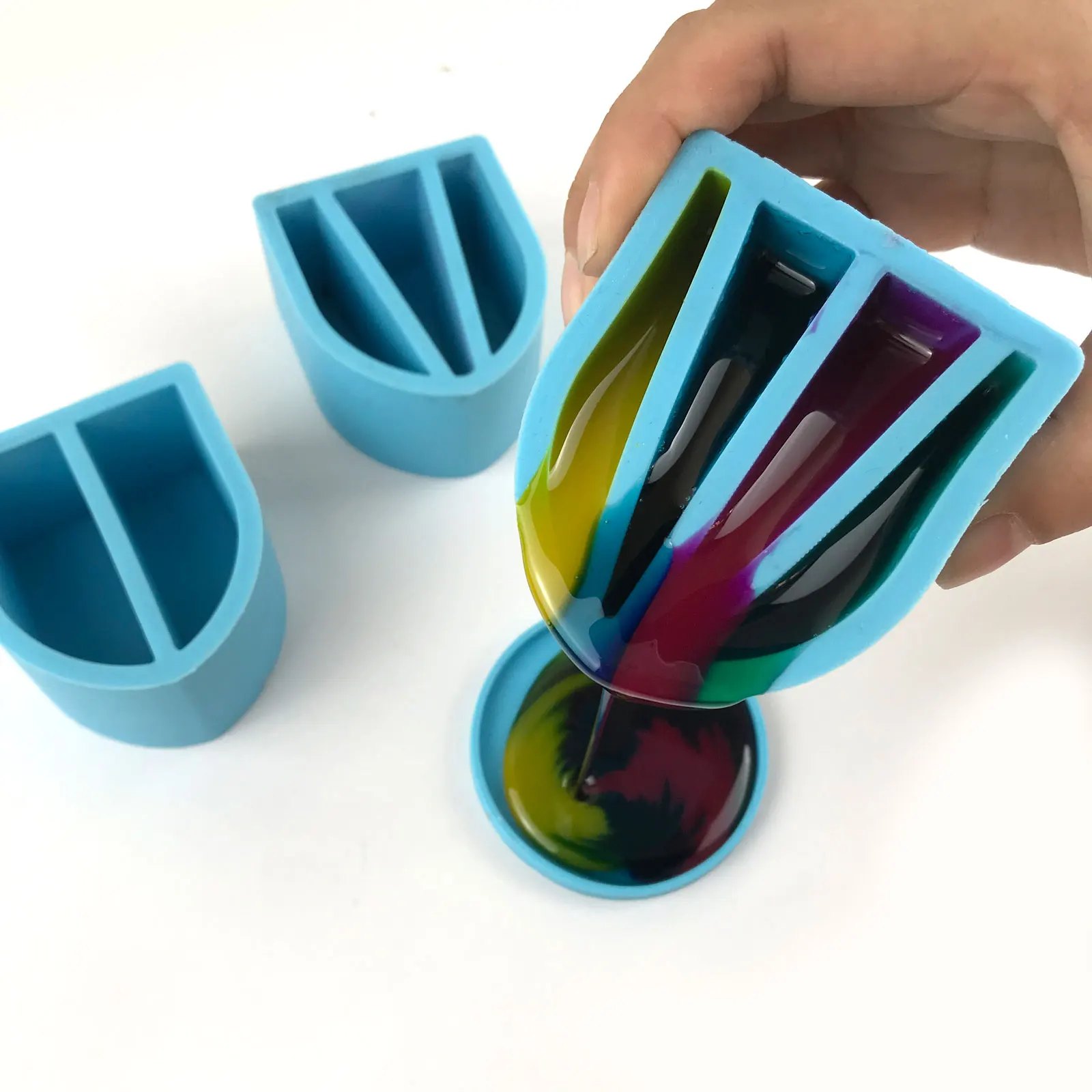 5798 силиконовые формы для миксера и смолы, силиконовая чашка для смешивания, силиконовые формы для эпоксидной смолы