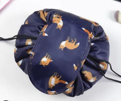 Mini Quick-pull Drawstring Accessories Makeup Toiletry Bag For Travel Pouch Cosmetic Bag