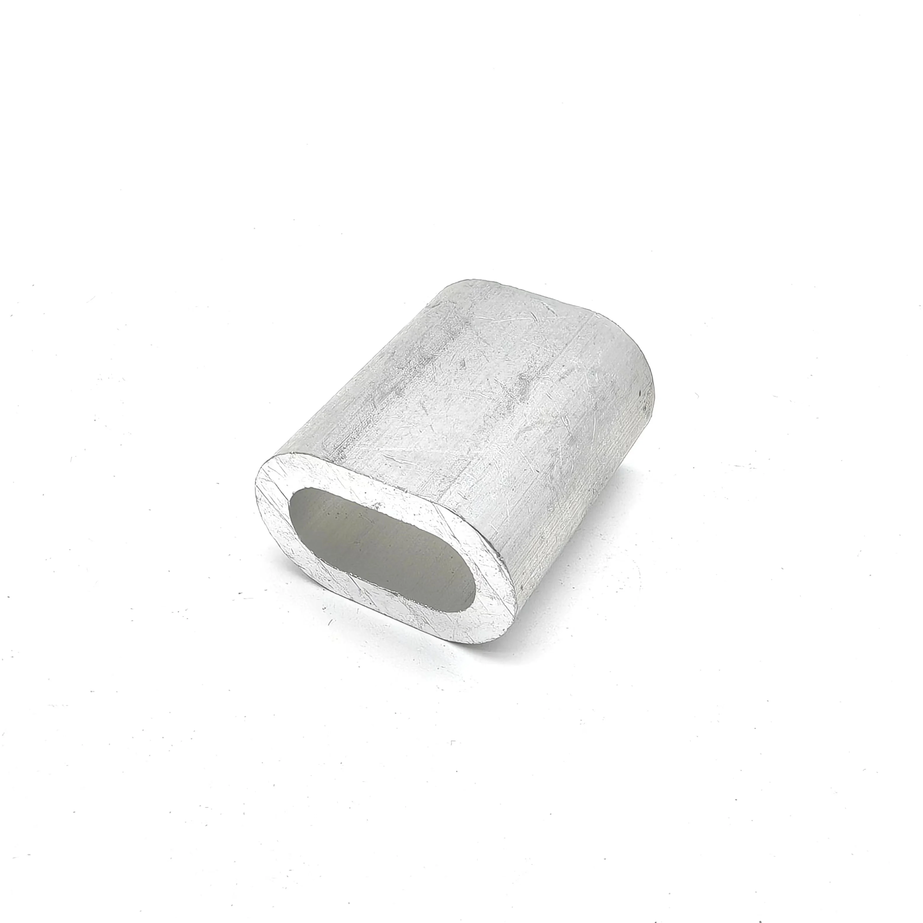 Stainless Steel Wire Rope Sling Swage Sleeve Crimping Ferrules 0.7mm-32mm wire rope Seamless oval aluminum sleeve