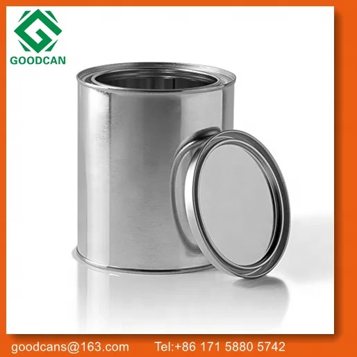 
1KG airtight seal lid tin can empty container for paint sample 