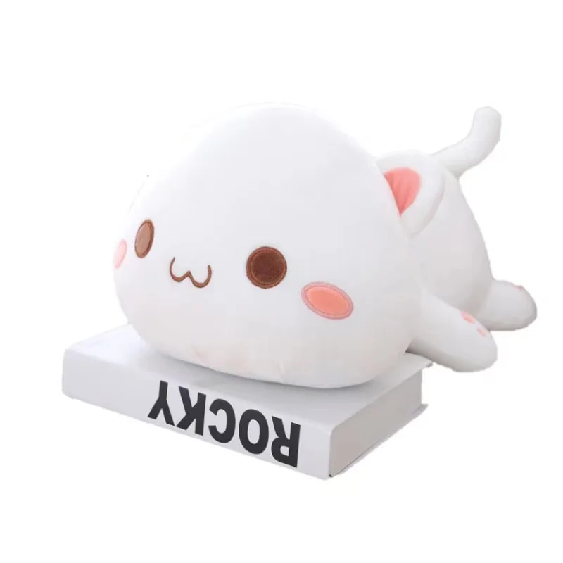 White Cat Plush Pillow Custom Stuffed&Plush Toys Animals Cat Plush Toy Cat Stuffed Animal Plush Toy