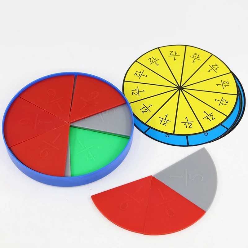Набор круглых фракционных колец для обучения математике обучающие игрушки студентов