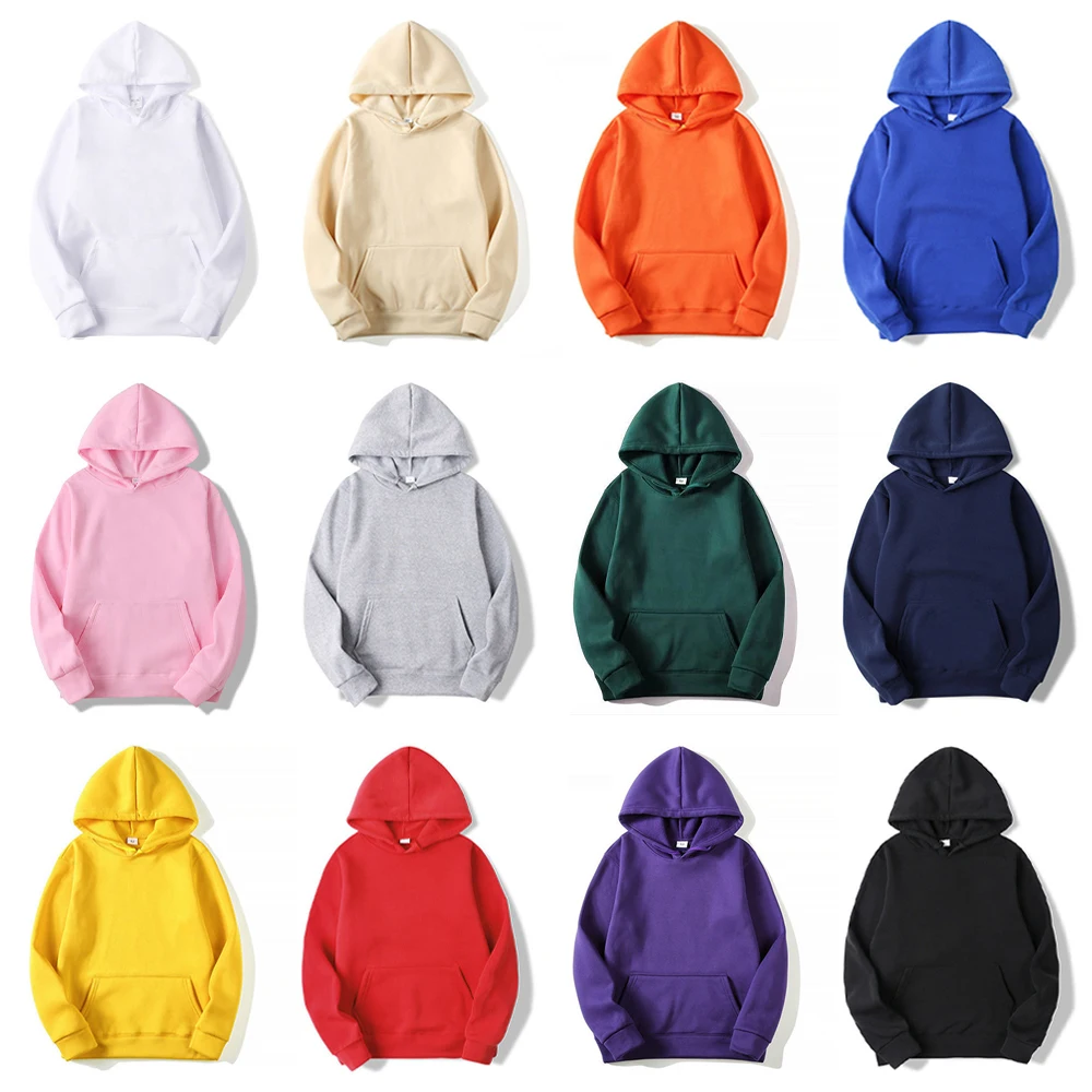 Blank Fleece Hoodies Custom Logo Cheap Bulk Black Hoodies Men Wholesale Knitted Pullover Hoodies For Men Sudaderas Con Capucha
