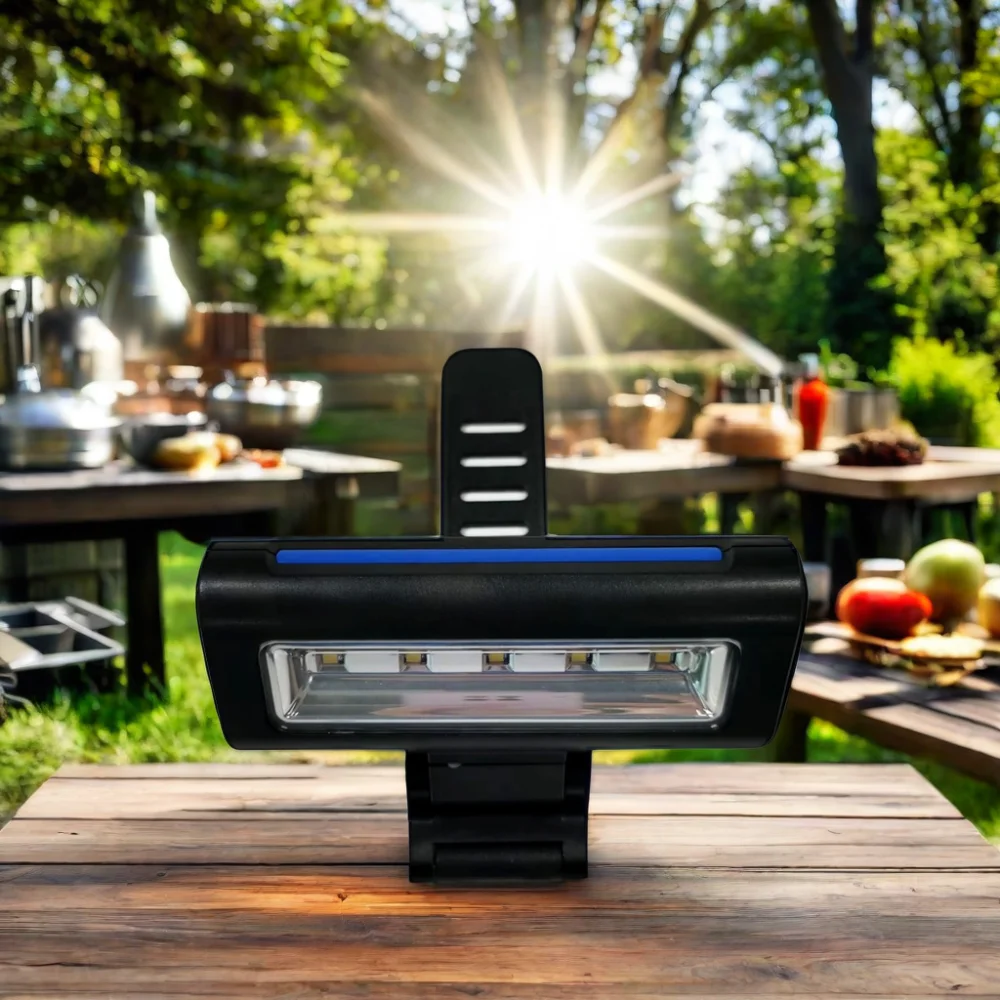 Waterproof Plastic Battery ABS LED Garden Dual Action Grill Light for Barbecue BBQ Cooking and Baking Application