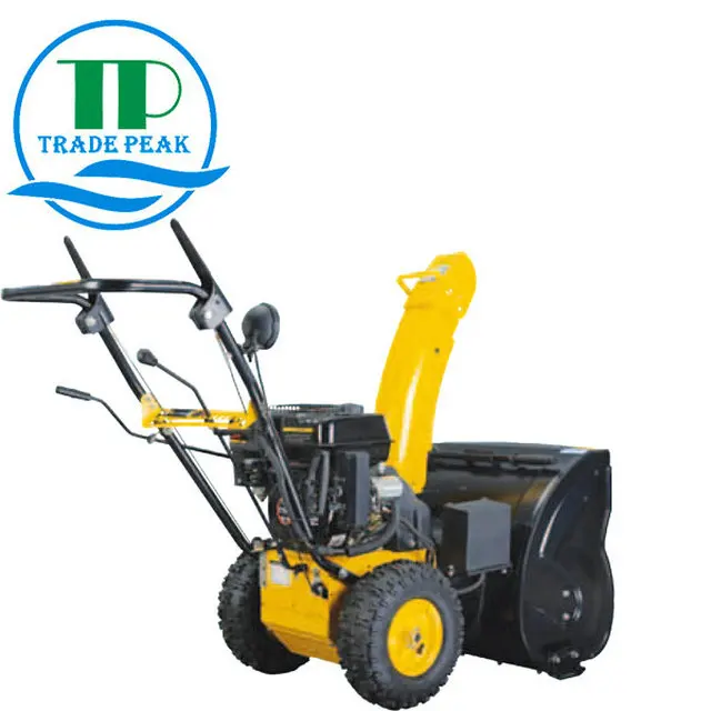 2stage wheel type snow blower gas engine CE/EPA snow thrower