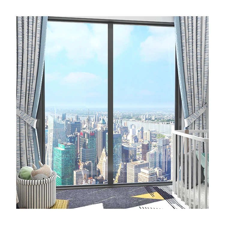 Large fixed floor-to-ceiling Windows Custom double glazed panoramic fixed Windows