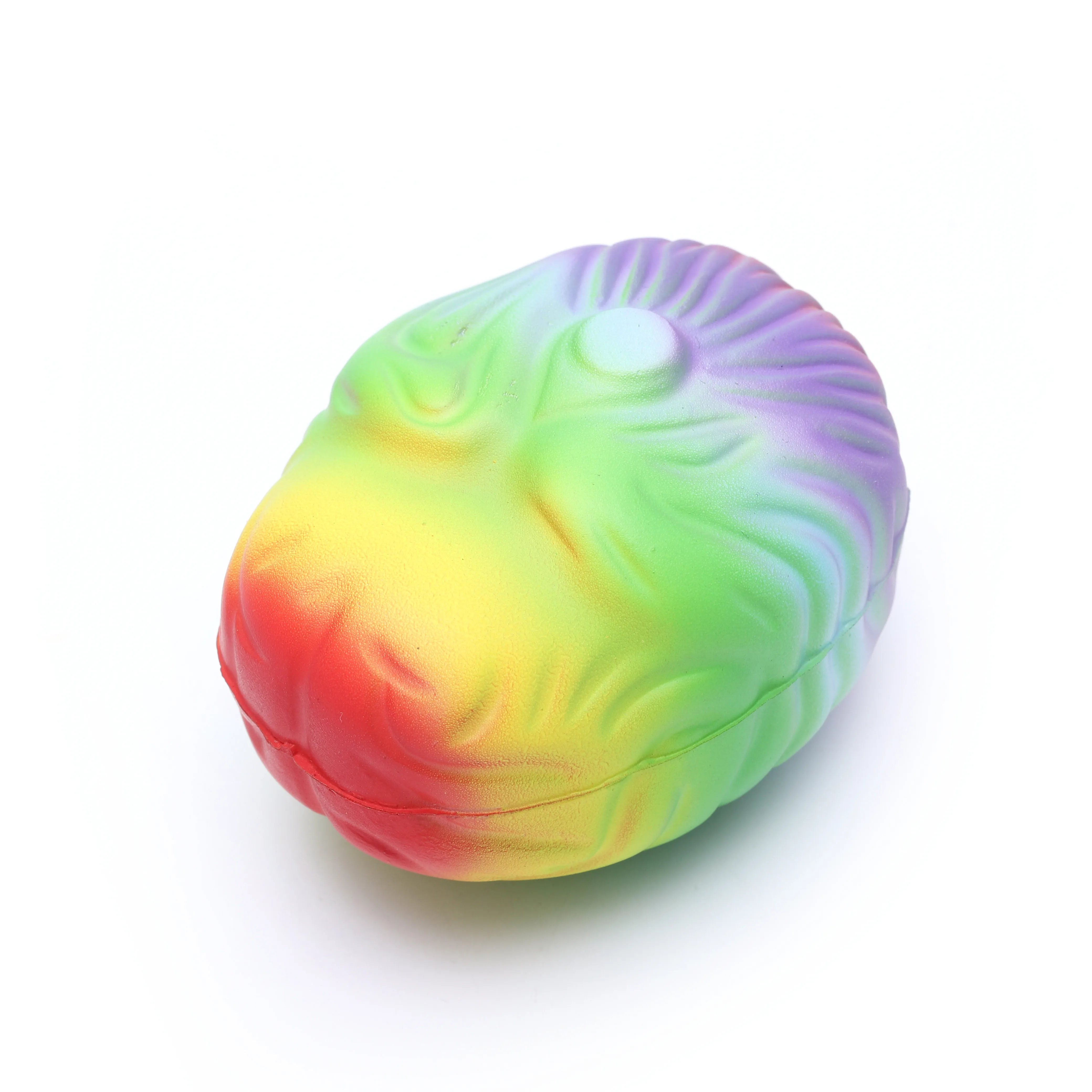 rainbow brain stressball colorful brain foam ball