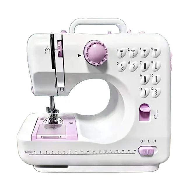 Лидер продаж Amazon, оригинальная фабричная недорогая многофункциональная электрическая мини швейная машина 505A для дома