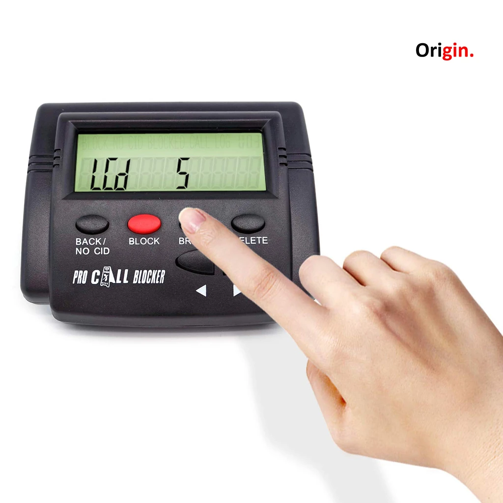 CT-CID803 Caller ID Box Stop Nuisance Calls for Fixed Phone 2000 Numbers Capacity Blacklist Pro Call Blocker