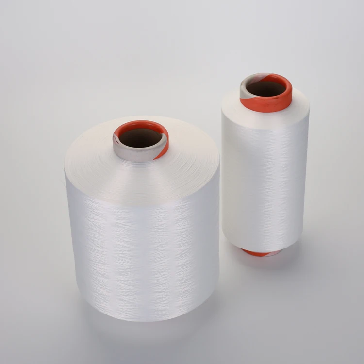 
150/48/1 NIM semi dull raw white polyester yarn for manufacturing sofa covers. 