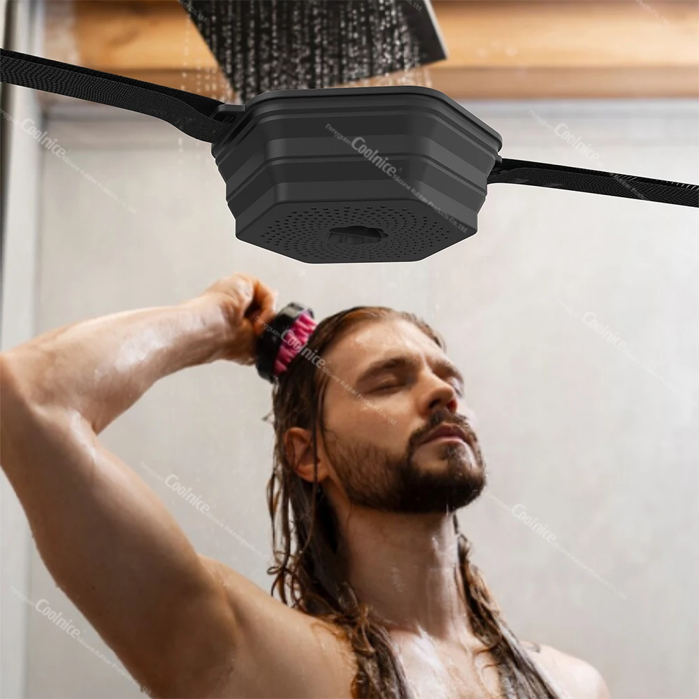 Eco friendly products 2024 bathing cooling equipment silicone shower foldable cooling shower ice bath