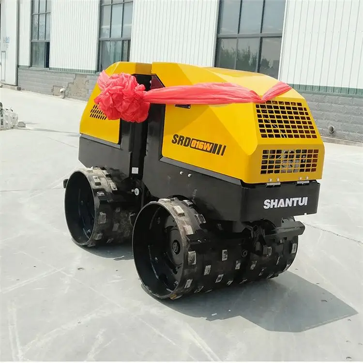 Shantui Mini Soil Asphalt Vibratory Compactor Road Roller SRD016W for Sale Remote Control CE