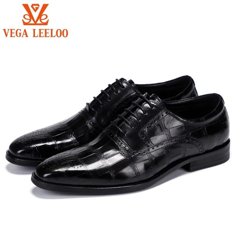 2021 Latest style Mens leather Italian dress shoes China manufacture men Oxford shoes big size 46