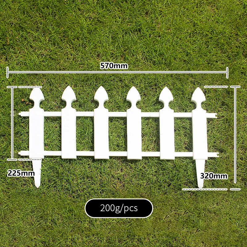 Factory wholesale Plastic fence courtyard fence indoor and outdoor villa campus decoration  garden fence