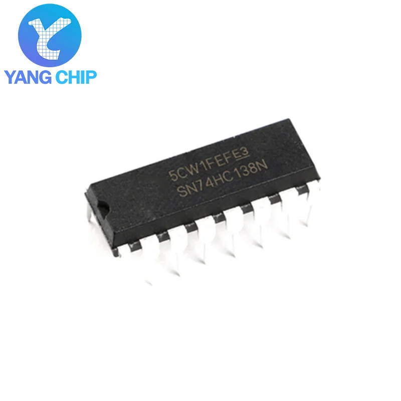 74HC138 DIP-16 Decoder Demultiplexer SN74HC138N Components IC Chip Transistor Diode