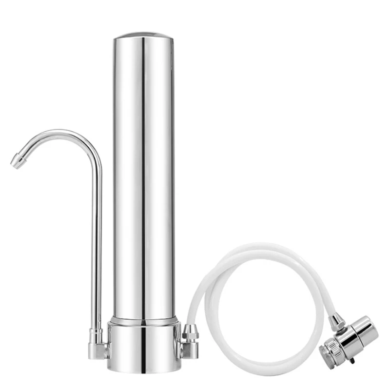 Household Kitchen Sink Faucet Mount Tap Water Filtration System Water Purifier with Ceramic Filter Element