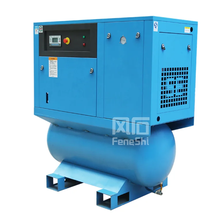 Винтовой компрессор без масла, Электрический комбинированный винтовой воздушный компрессор VSD, цена, 7,5 кВт, 15 кВт, двойной высокоинверторный роторный компрессор