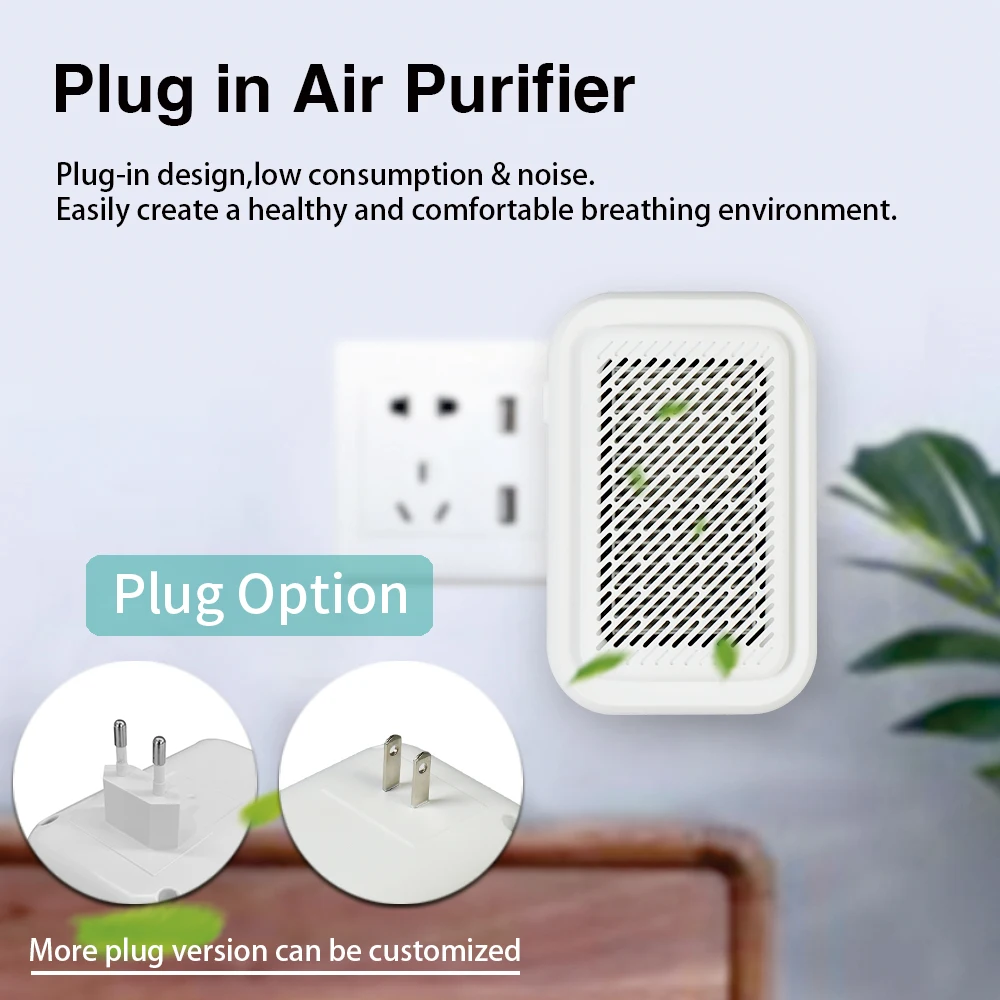 Заводской мини-очиститель с разъемом, hepa-ионизатор, УФ стерилизационное оборудование, озоновый очиститель воздуха