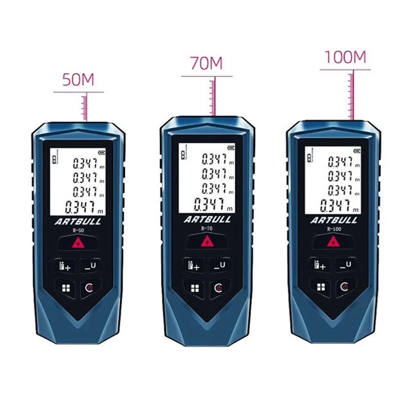 OEM Factory Price Infrared Laser Rangefinder 50m 70m 120m 150m Laser Distance Meter Measure Tape Laser