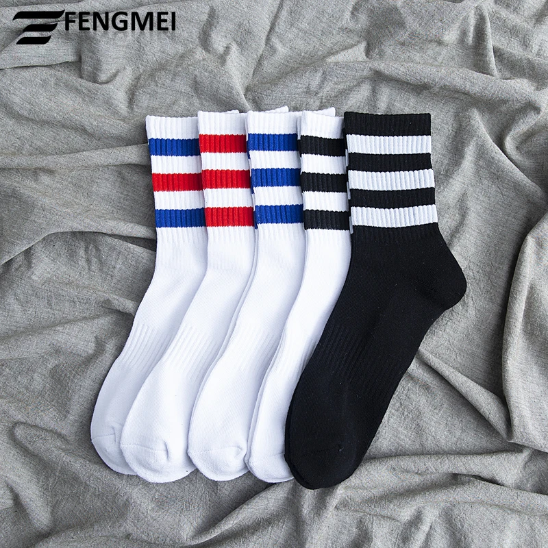 Ins Casual terry padding 100% Cotton banana fashion street unisex basketball sports compression athletic running crew socks