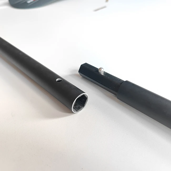 Carbon Fiber Texture Surface Nylon Blade Stand up Paddle board Paddle