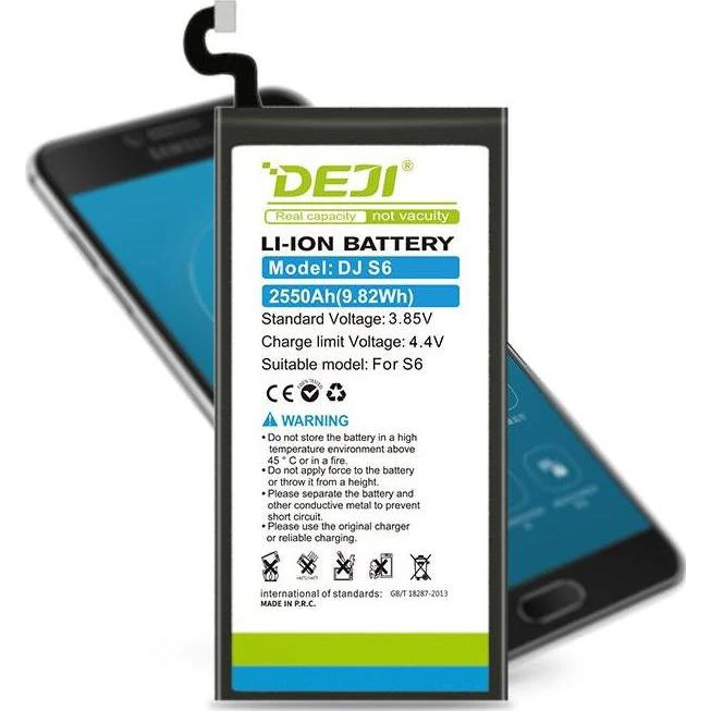 DEJI G9200 G9208 G9209 G920F G920P G920T G920L G920V Battery For Samsung Galaxy S6 EB-BG920ABE