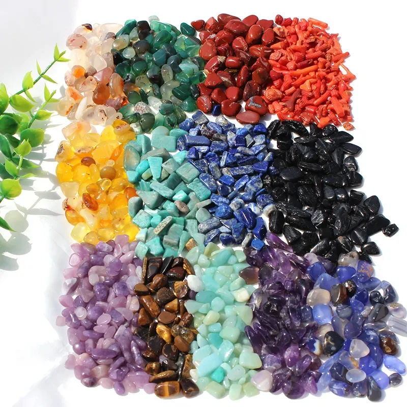 Hot sale good polished  mixed material Crystal Gravel Stone crystal chips